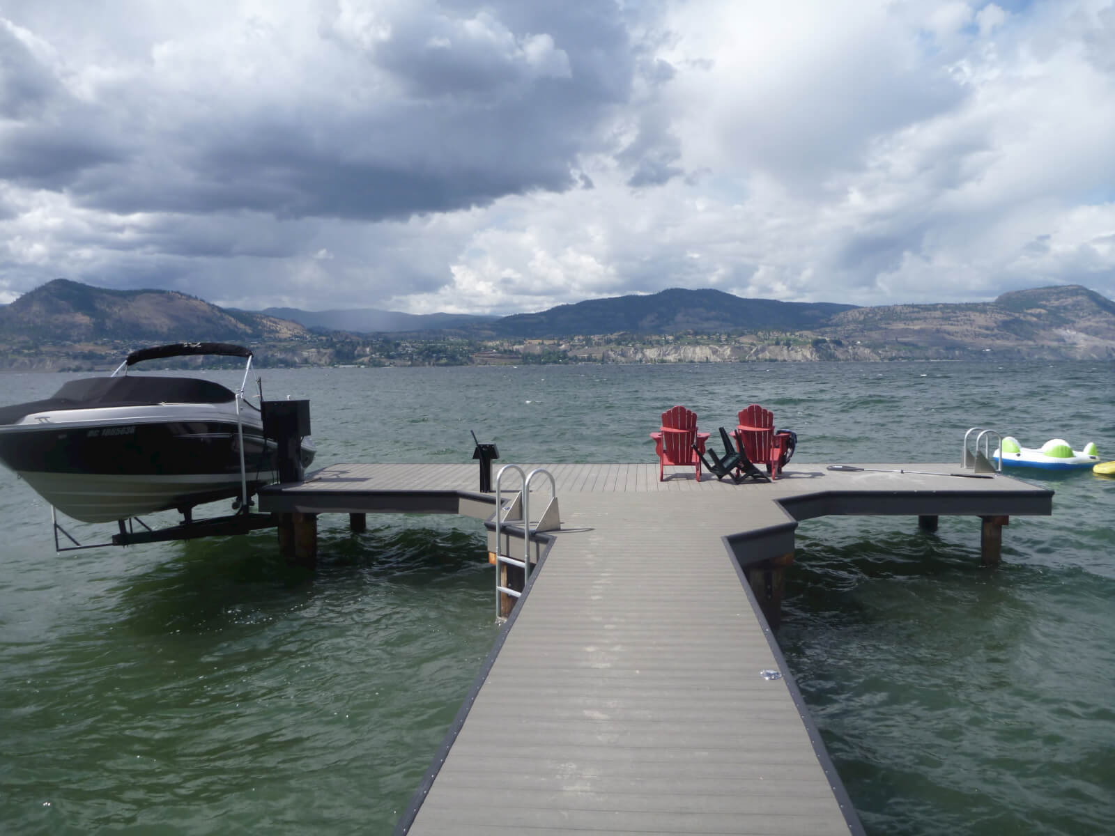 Finished Residential Dock Construction | Trademark Industries 